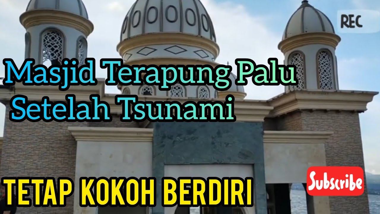 Masjid Terapung Kota Palu Setelah Diterjang Tsunami