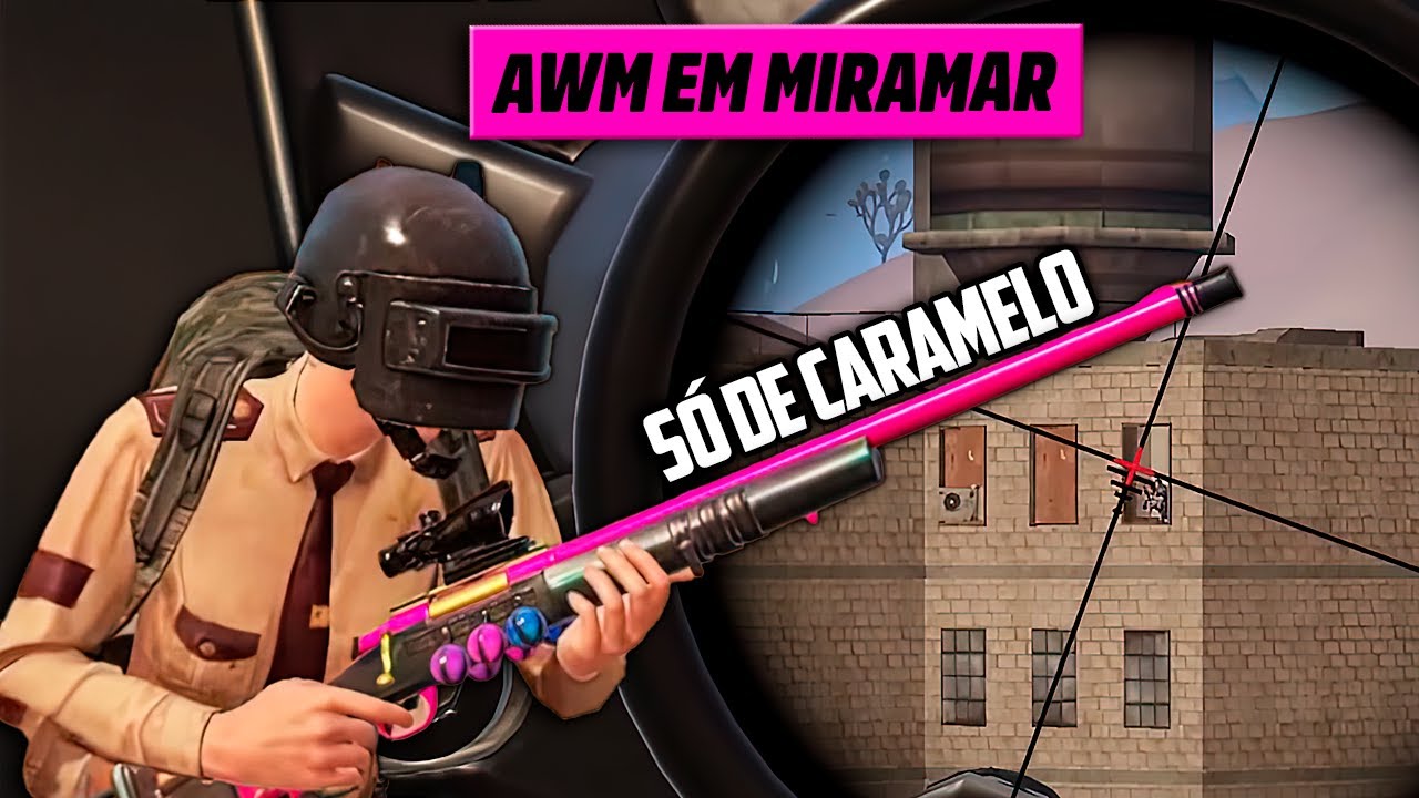 MINISTRO DE AWM EM MIRAMAR = 💀💀💀 PUBG MOBILE
