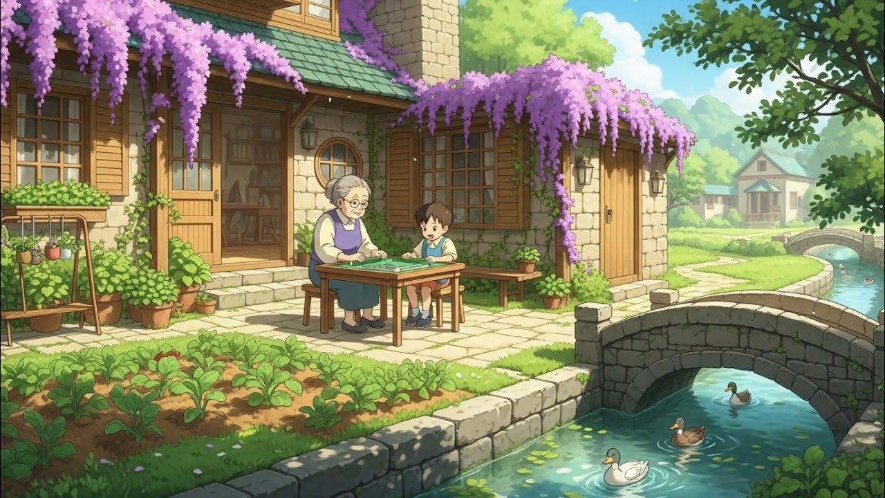 Magical Slow Living in a Peaceful Village 🌿 | Studio Ghibli Inspired Cozy Animation