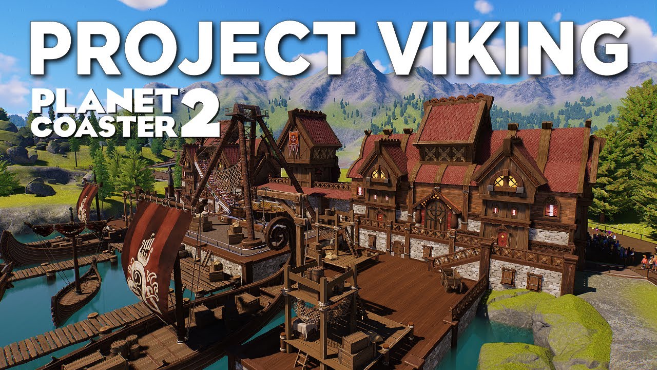 Строим парк викингов! Planet Coaster 2