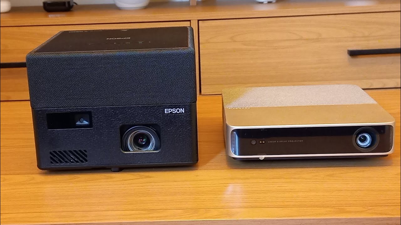 Projetor Epson Epiqvision Ef-12 X Formovie Fengmi S5 ( Comparação com a Tela Matt White)