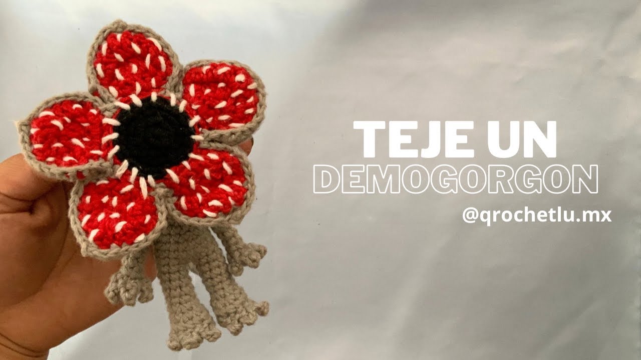 DEMOGORGON a crochet| Stranger Things| TUTORIAL COMPLETO| paso a paso| español-english