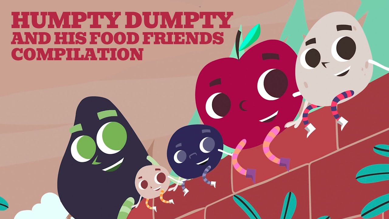 Humpty Dumpty Compilation - Animated story and nursery rhyme for kids