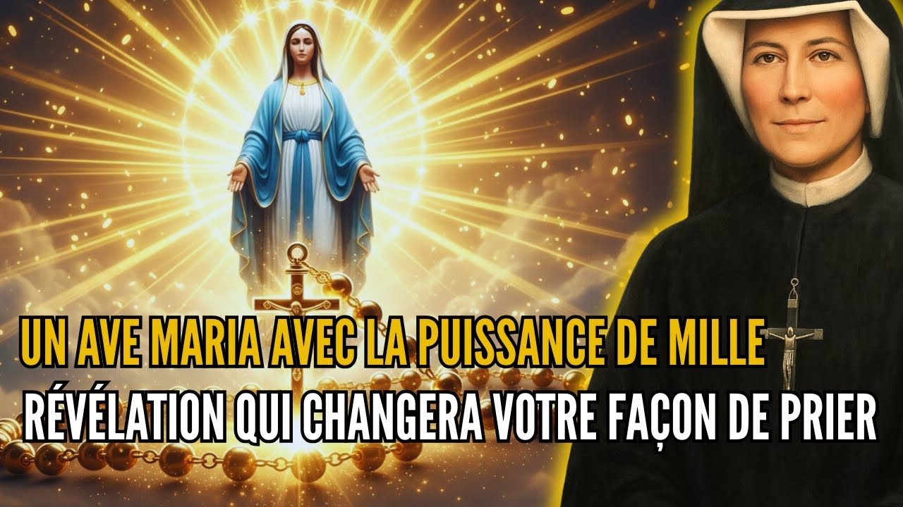 Sainte Faustine révèle : comment prier un seul Ave Maria avec la puissance de mille