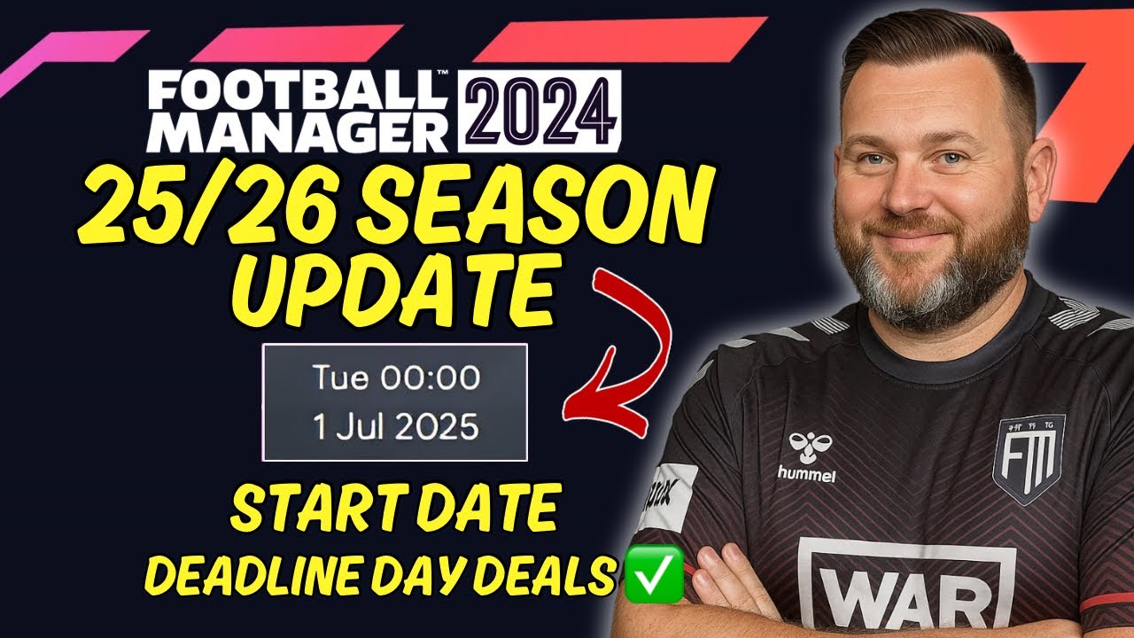 Play The 25/26 SEASON On FM24 NOW! (Read Description)