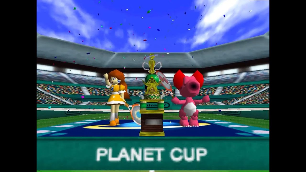 Mario Tennis 64 Doubles Planet Cup - Daisy and Birdo