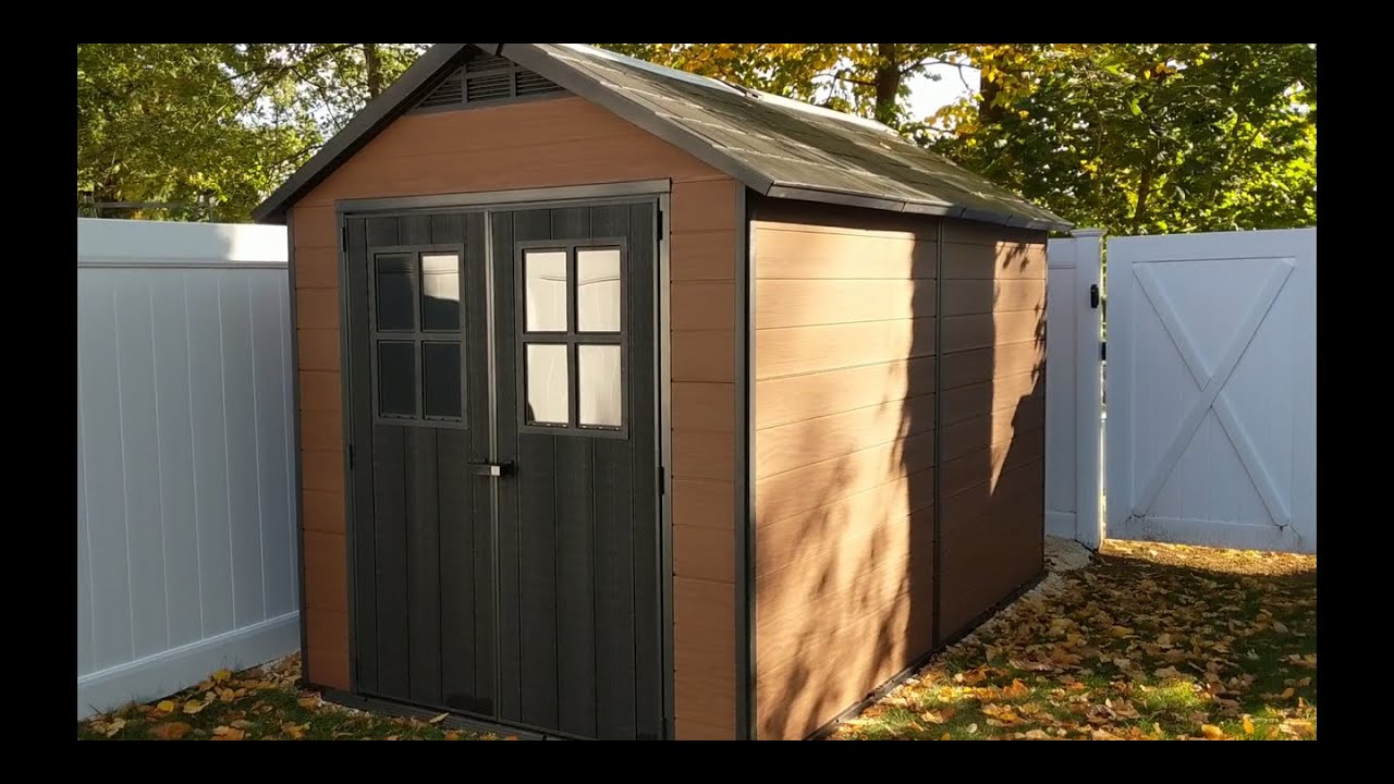 Keter Newton Shed Review and walk through
