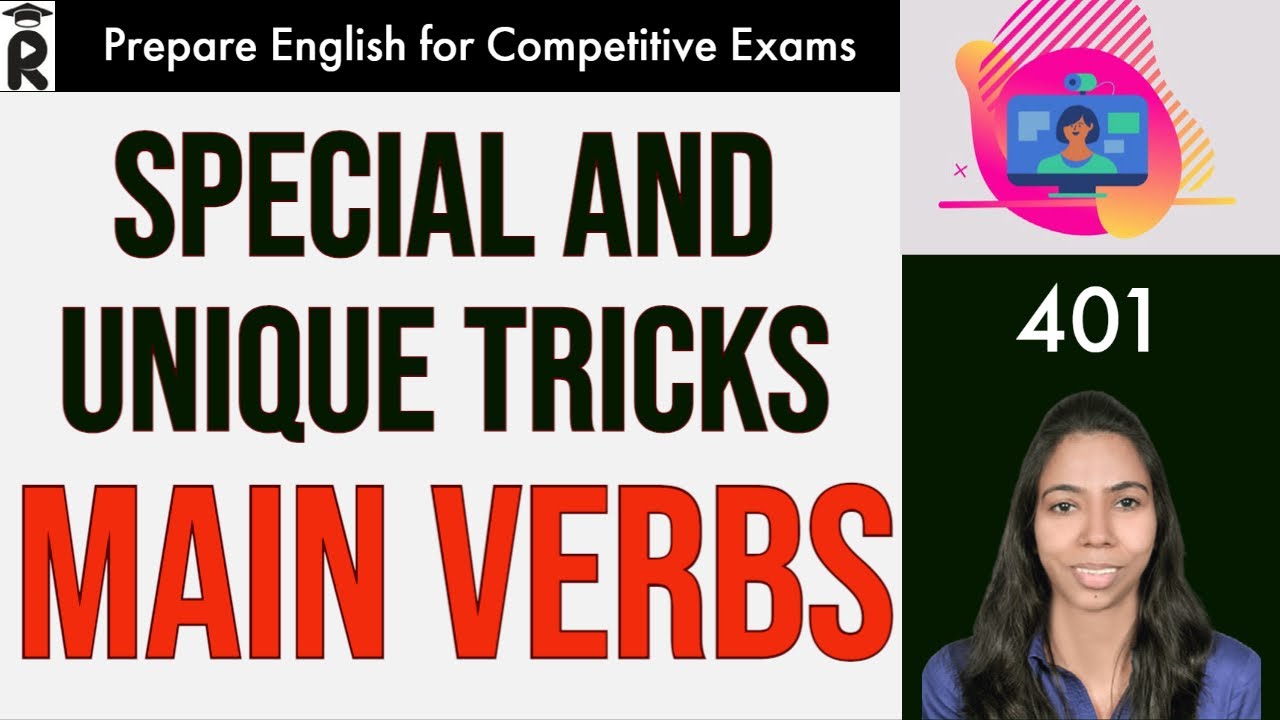401 Forms of Main Verbs | Grammar Book | English Grammar | Rashmi