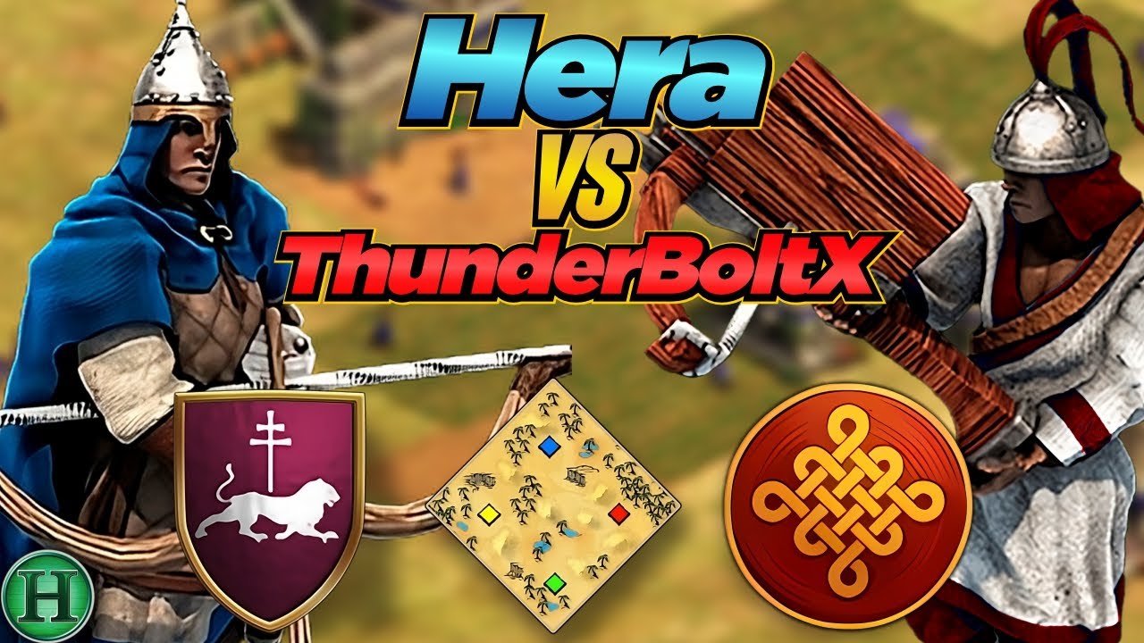 Armenians  vs Chinese | 1v1 Arabia | vs ThunderboltX | AoE2