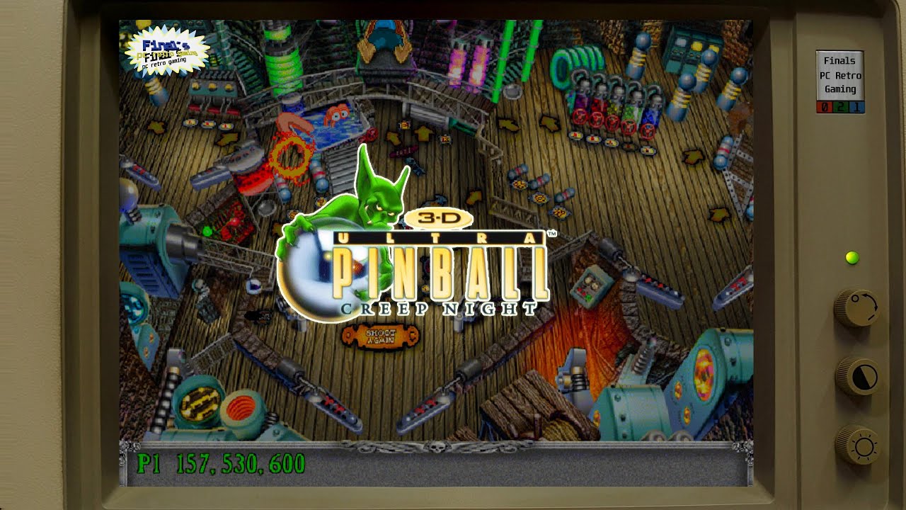 🎮 3D Ultra Pinball Creep Night in #pcemulator - Final´s PC Retro Gaming - Ep 21 🇩🇪