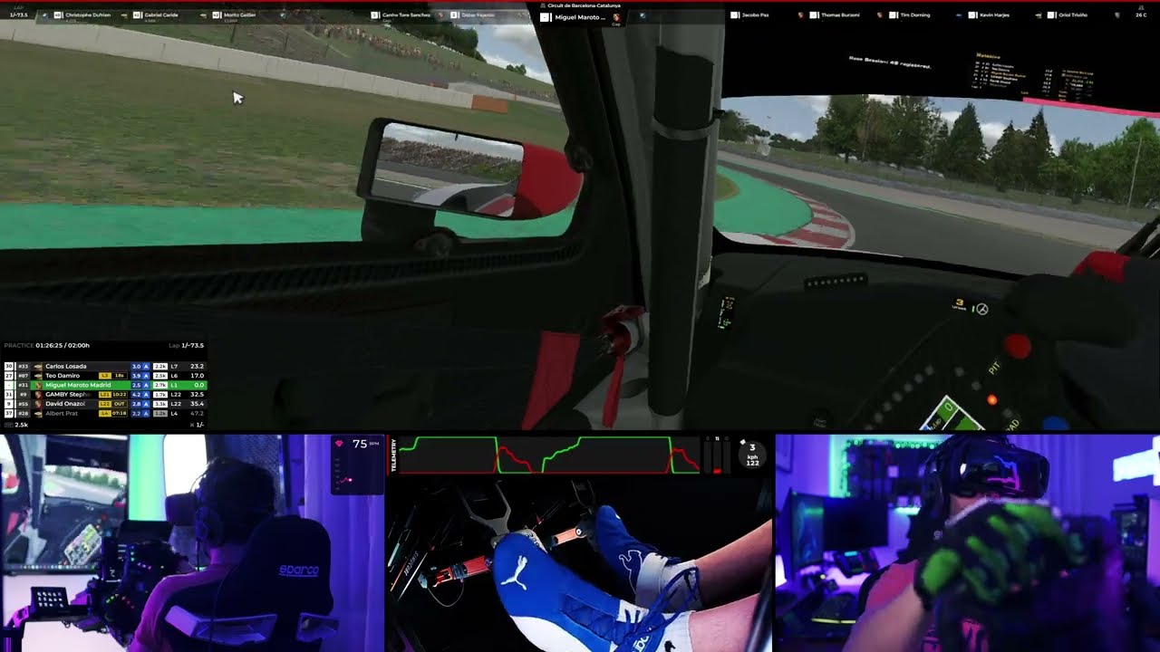 CONSPIT GTE SPRINT |  4K 60 | Barcelona - Porsche 911 RSR |  ⏱️ Pole & 🏆 Victoria!!!!