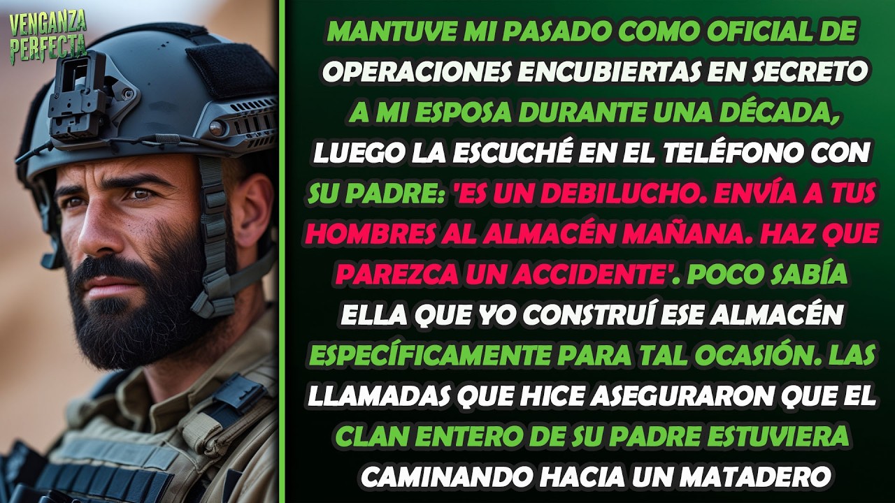 Mi esposa mandó al sicario de su padre; ella no sabía que yo era de Black OPS y que estaban ...