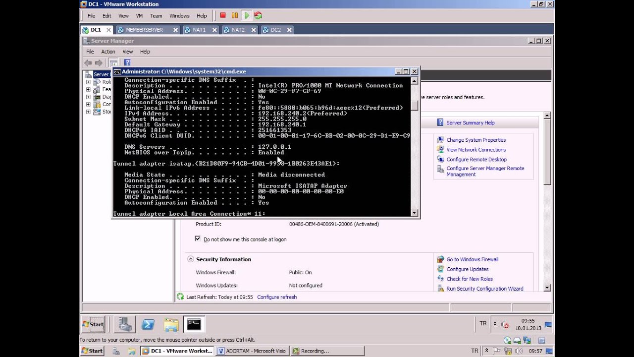 1 Active Directory, Domain Kavramları, Domain Kurulumu