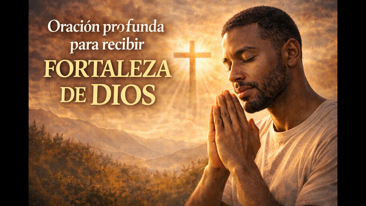 Oración profunda para recibir fortaleza de Dios