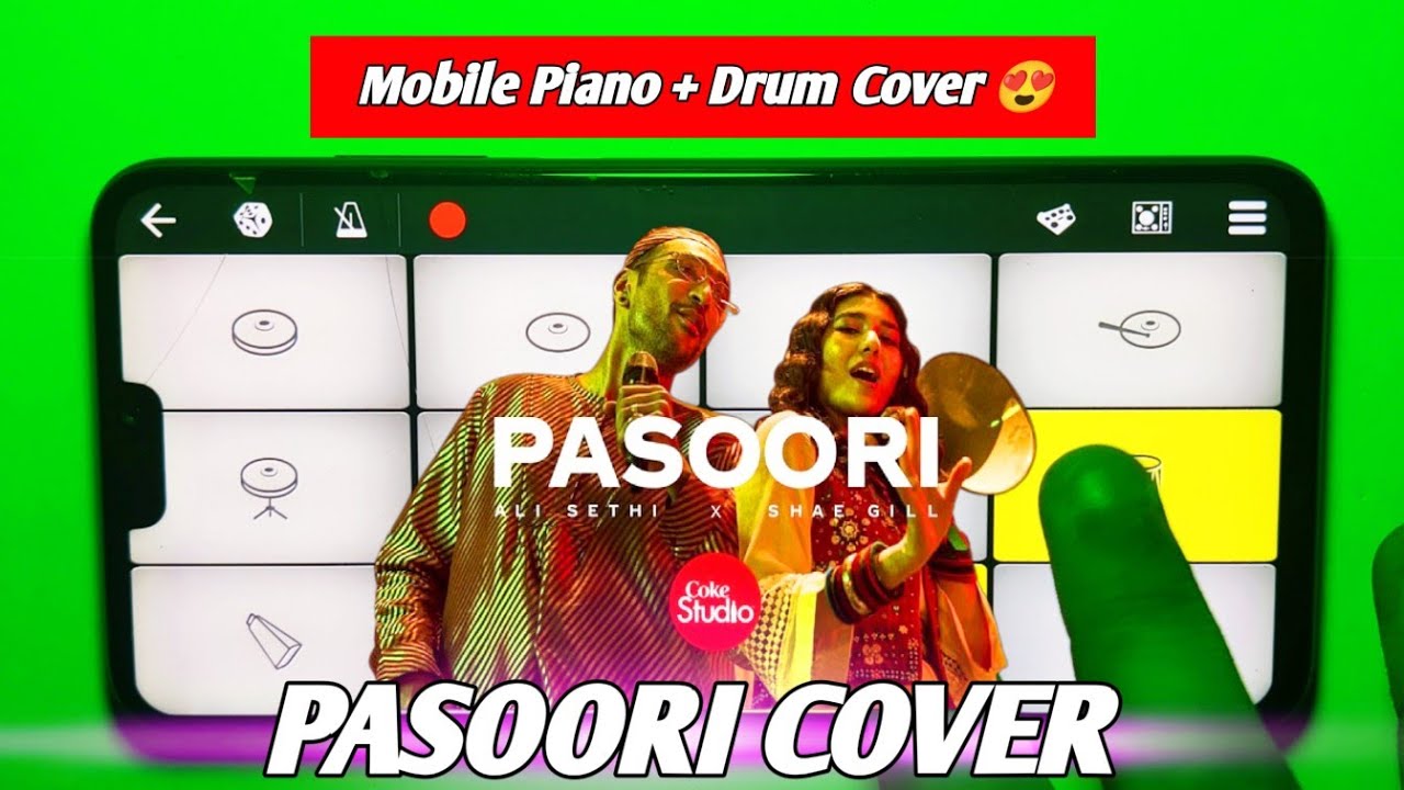 Pasoori Song Piano Cover | Pasoori Song On Walkband By SB GALAXY