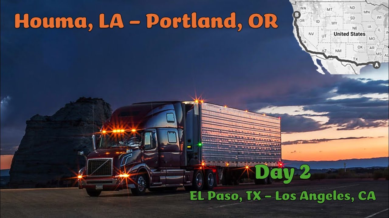 ATS - CATERPILLAR INC | Houma, LA - Portland, OR | Day 2 | EL Paso, TX - Los Angeles, CA