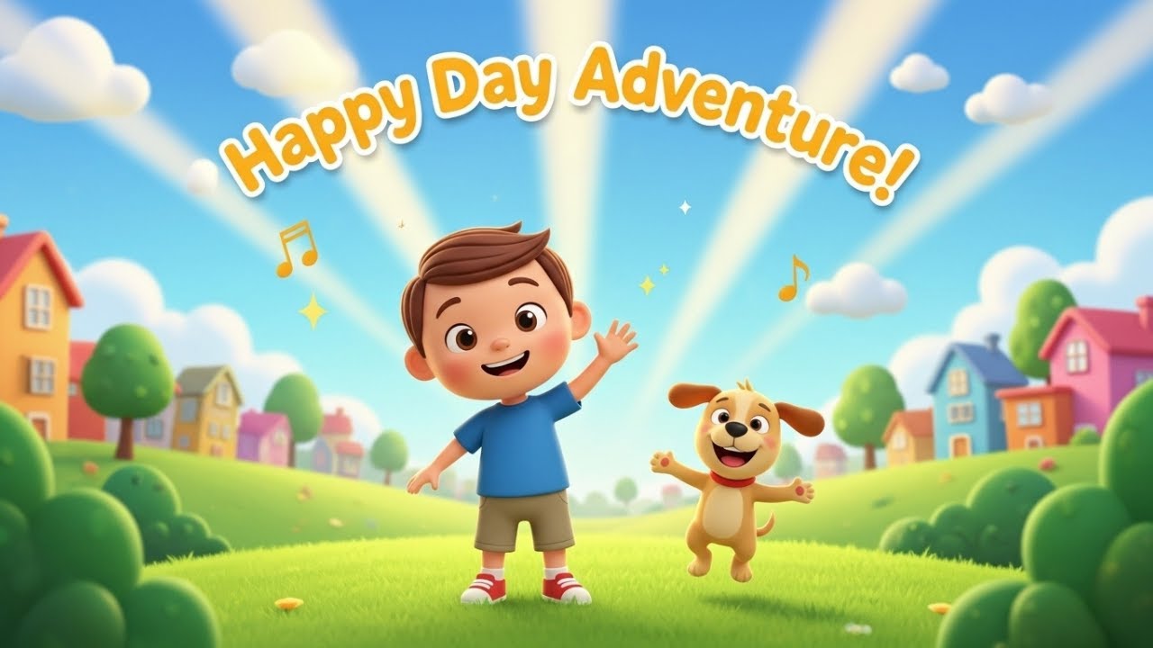 Happy Day Adventure! | A Fun Daily Song for Kids 🎶