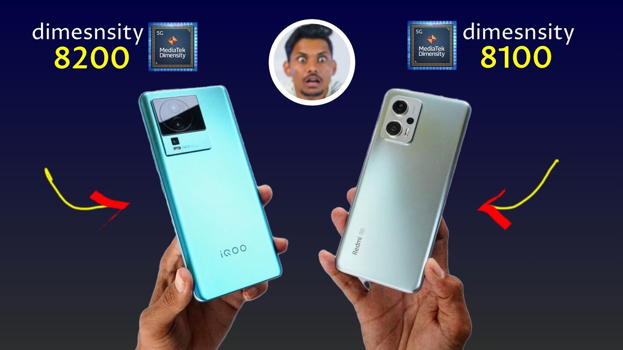 Dimensity 8100 vs Dimensity 8200  😲 {IQOO Neo 7 vs Redmi K50i} Speed Test 🔥