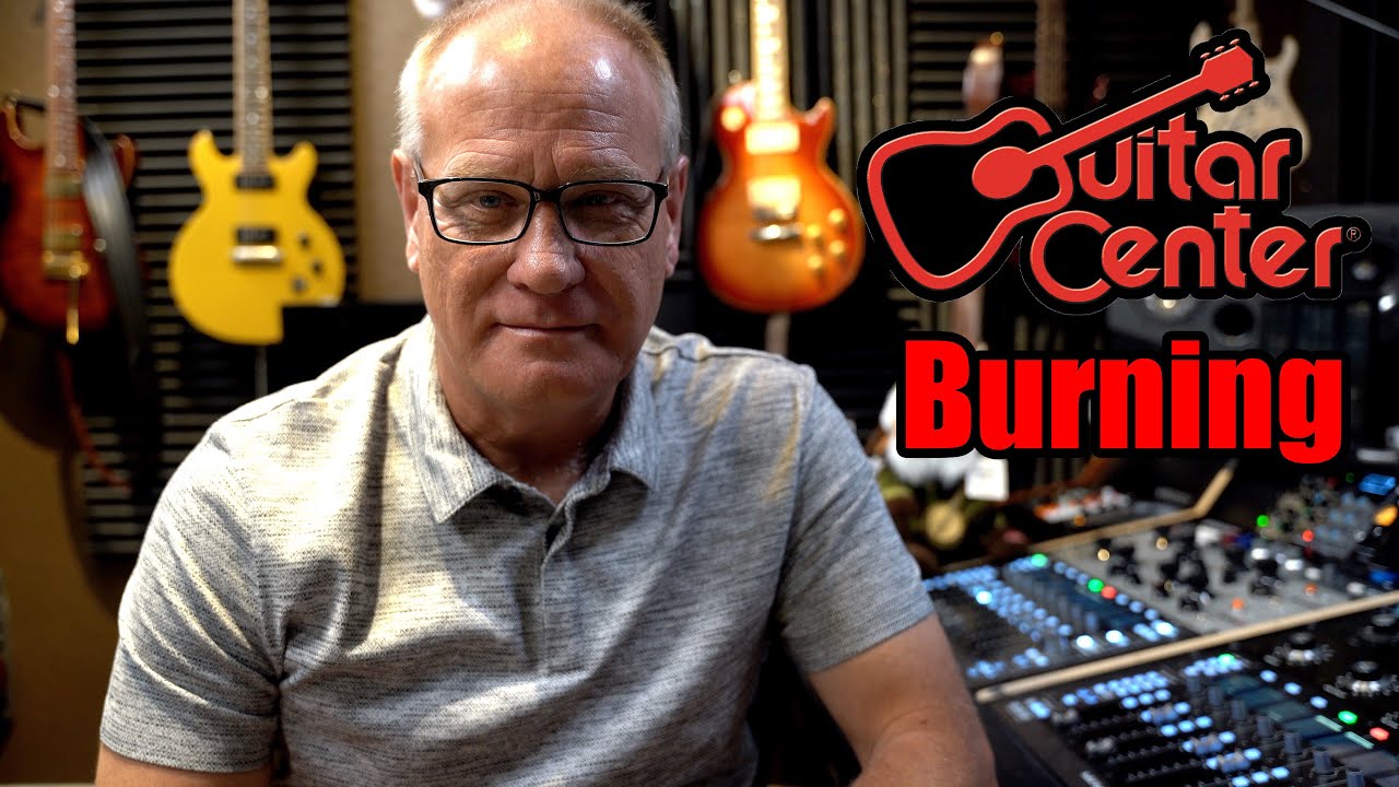Guitar Center Burning