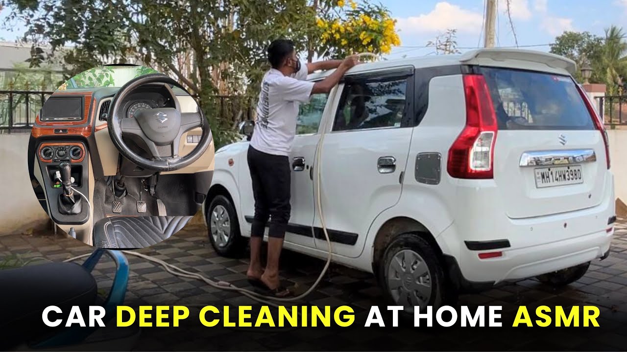 Detailed Car Wash at Home 🧼🚗 | Satisfying ASMR Car Cleaning | Pure Raw Sounds 😍🎧