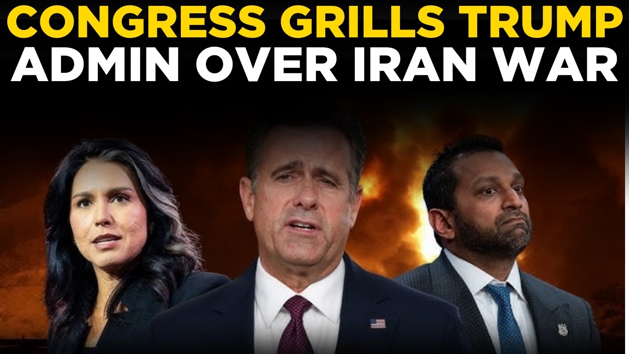 US Congress Live: FBI, CIA & DNI Chiefs Testify Before House Intelligence Committee | US Iran War