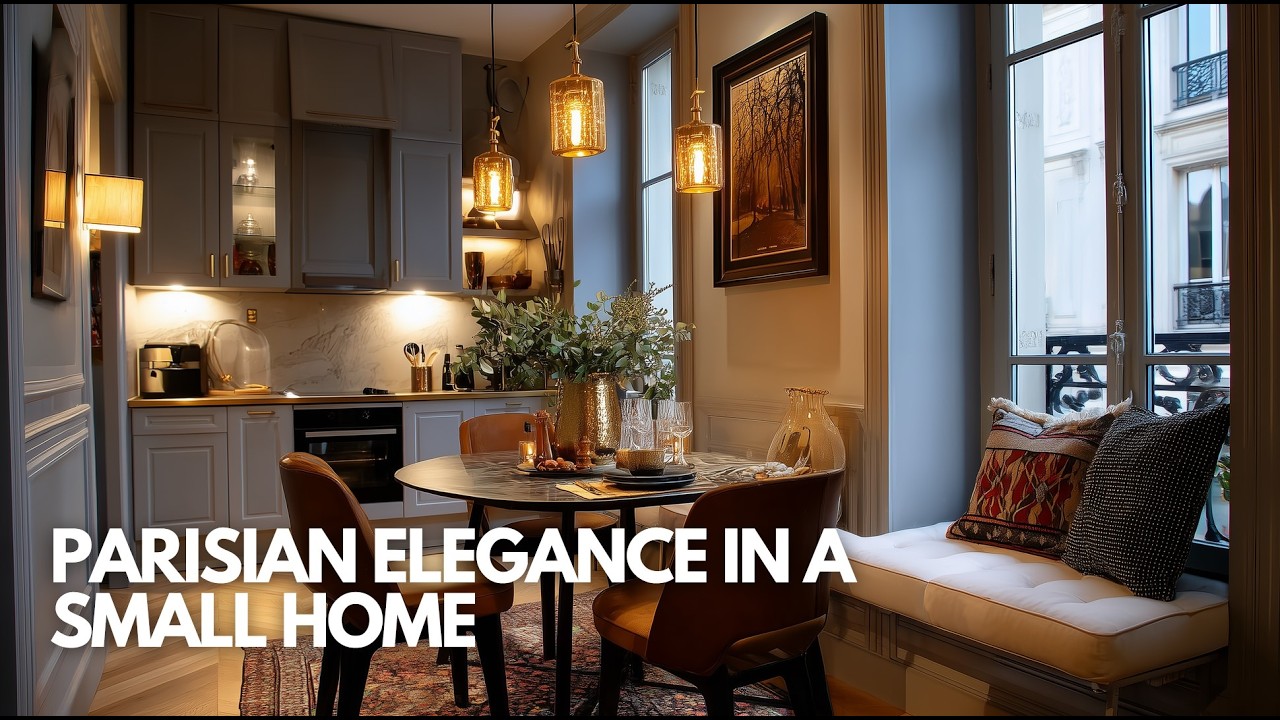 Parisian Elegance in a Small Home: Feminine Touches & Timeless Design