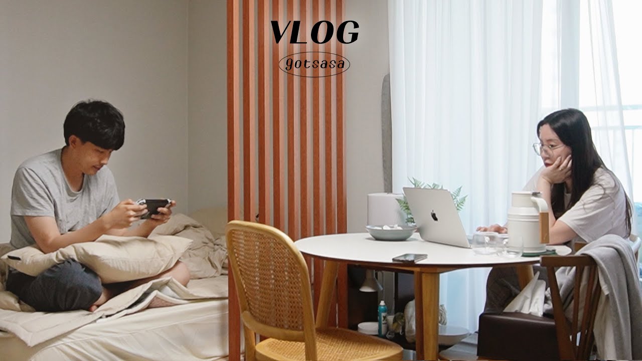 신혼 브이로그｜'신혼'은 묵음이야.. 20년차 바이브의 결혼생활 브이로그 (꽃게탕🦀, 홈카페, 냉모밀&돈가스, 춘천 감자빵, 주차연습하기)