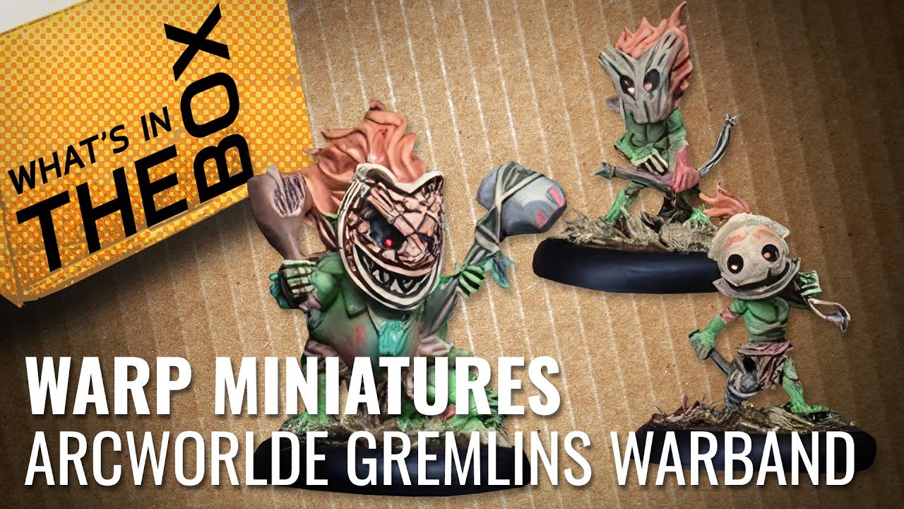 Unboxing: NEW Gremlins Starter Warband For Arcworlde! | Warp Miniatures