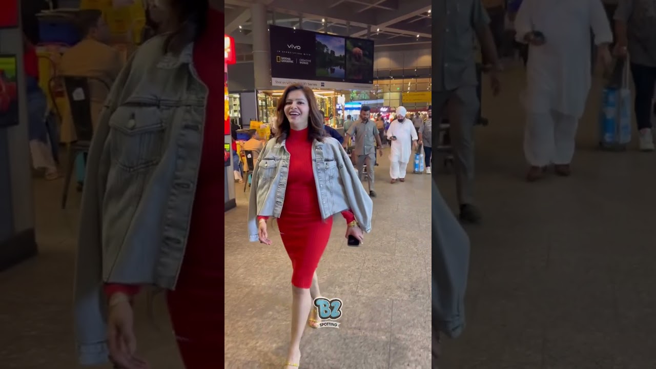 Rubina Ji’s glow at the airport is on another level! ✨ Can’t get over this radiance and beauty! 😍