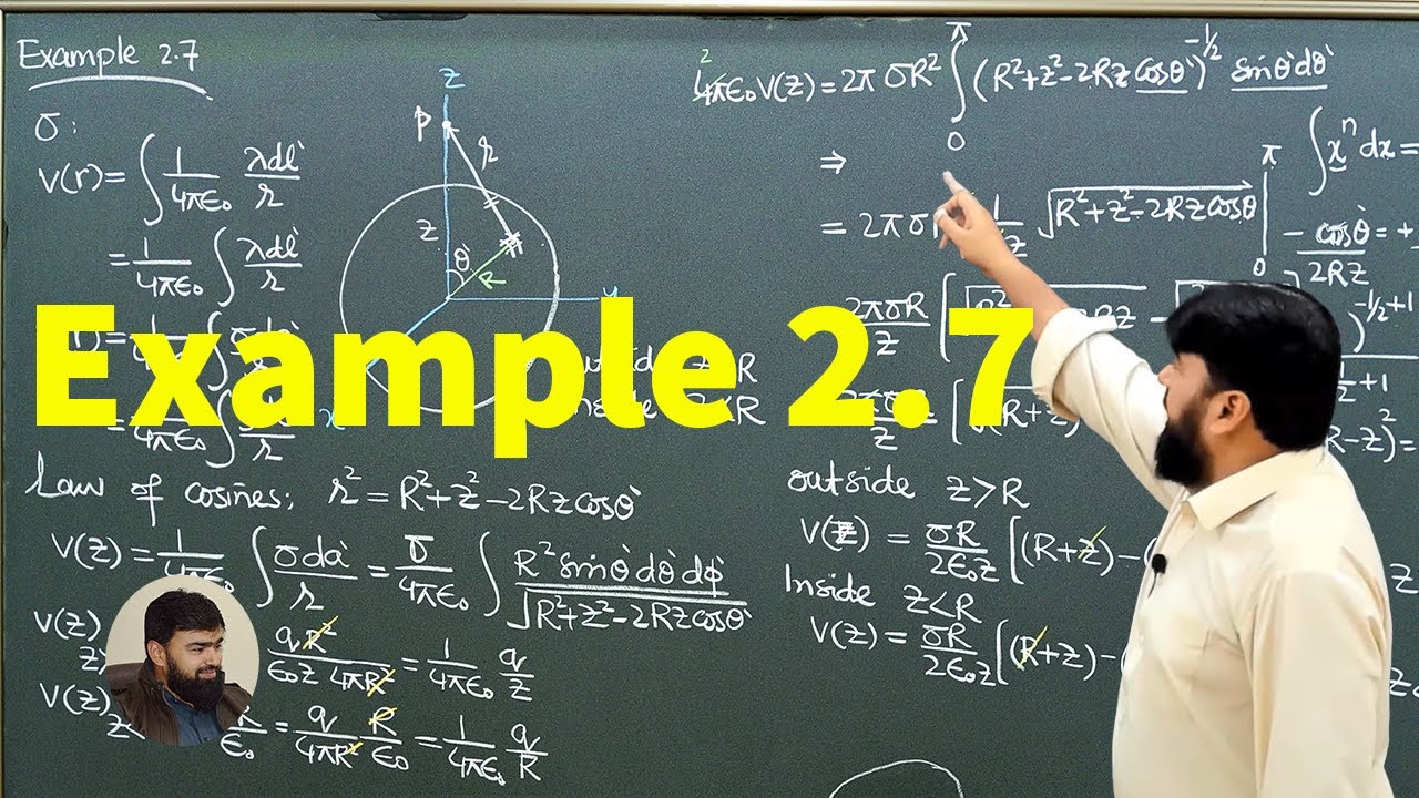 L21.4 Электрический потенциал: Пример 2.7