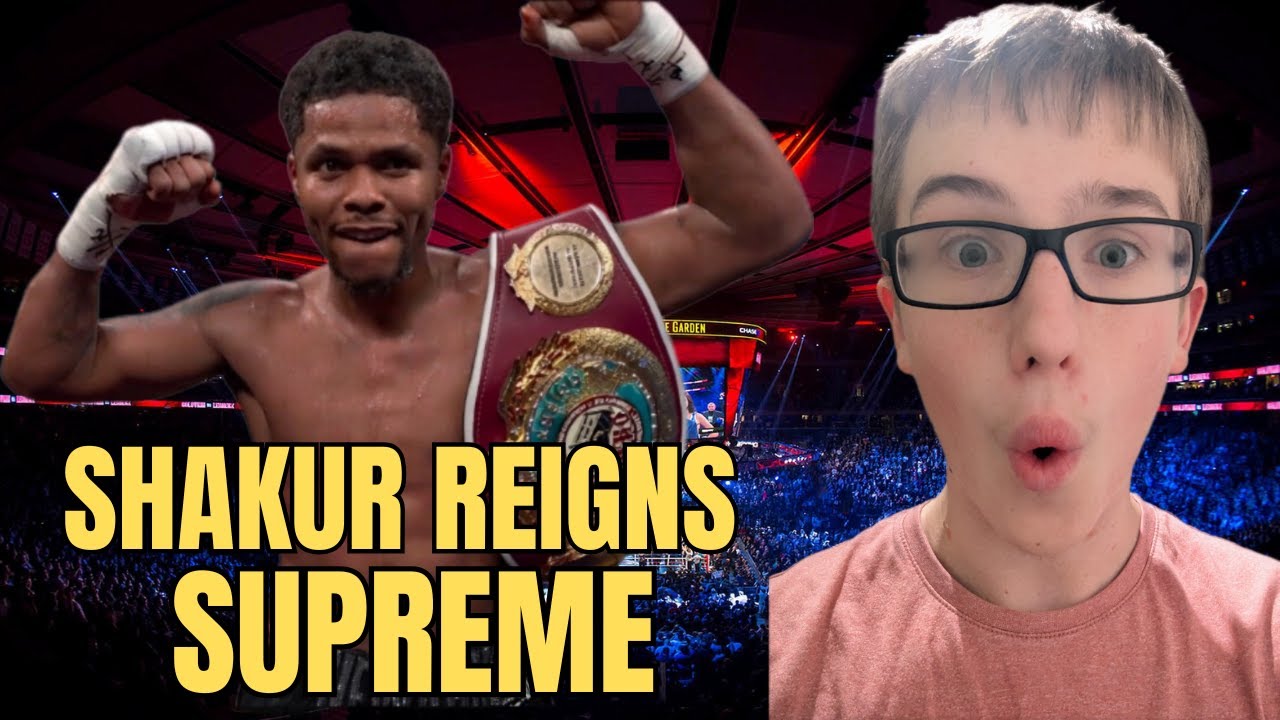 SHAKUR STEVENSON OUTCLASSES TEOFIMO LOPEZ