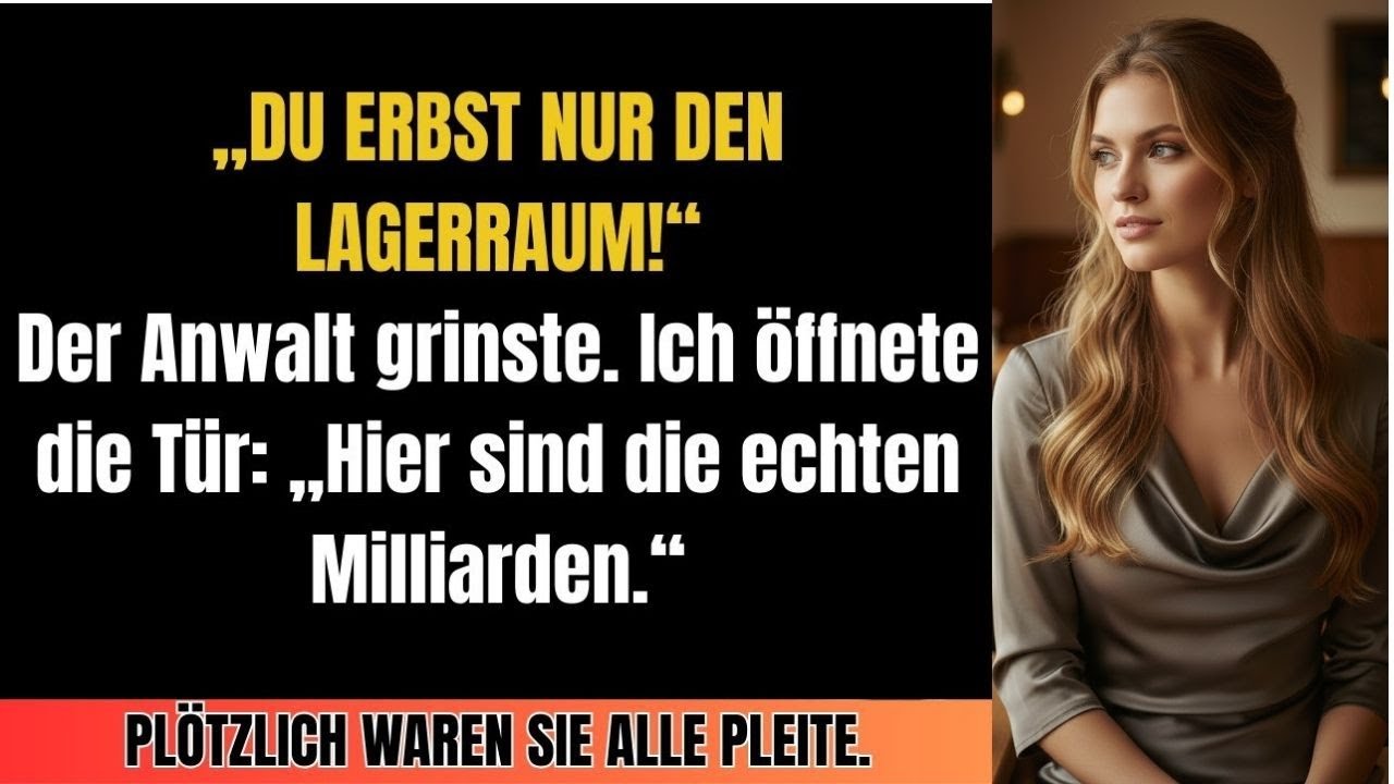 Bei der Testamentsverlesung ließen sie mir nichts – außer dem Geheimnis ihres Vermögens