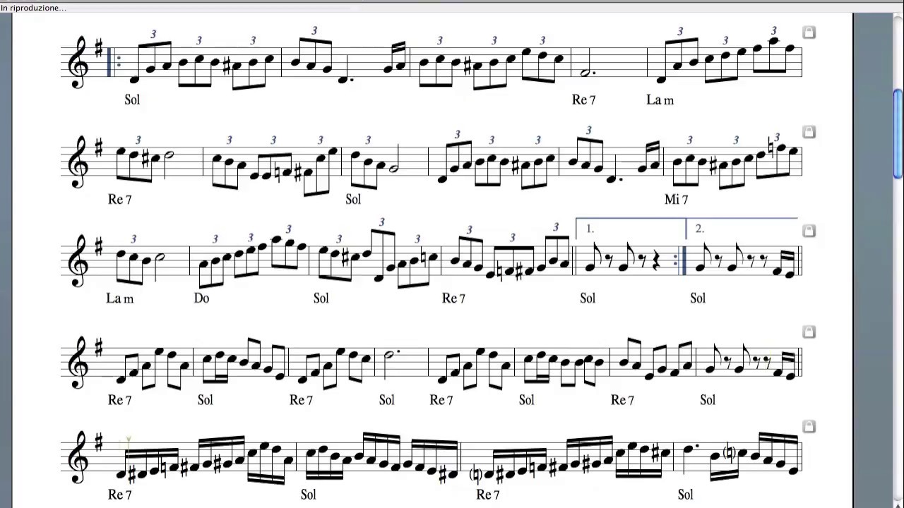 LADY OSCAR - Mazurka per fisarmonica