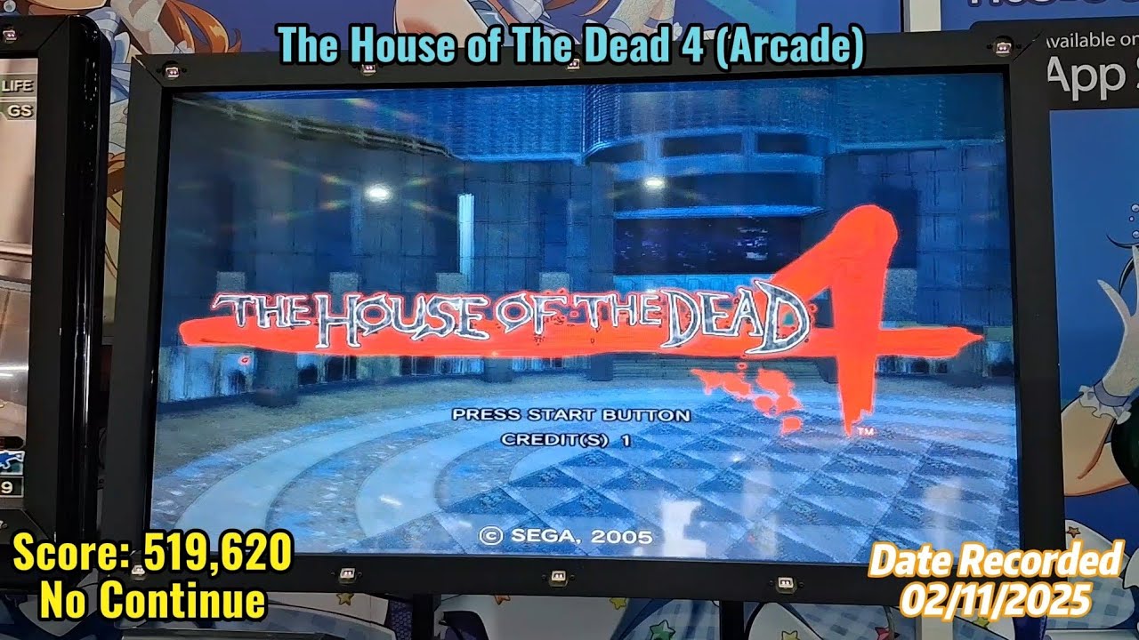 The House of The Dead 4 (AC) [James] Score: 519k (02/11/2025)