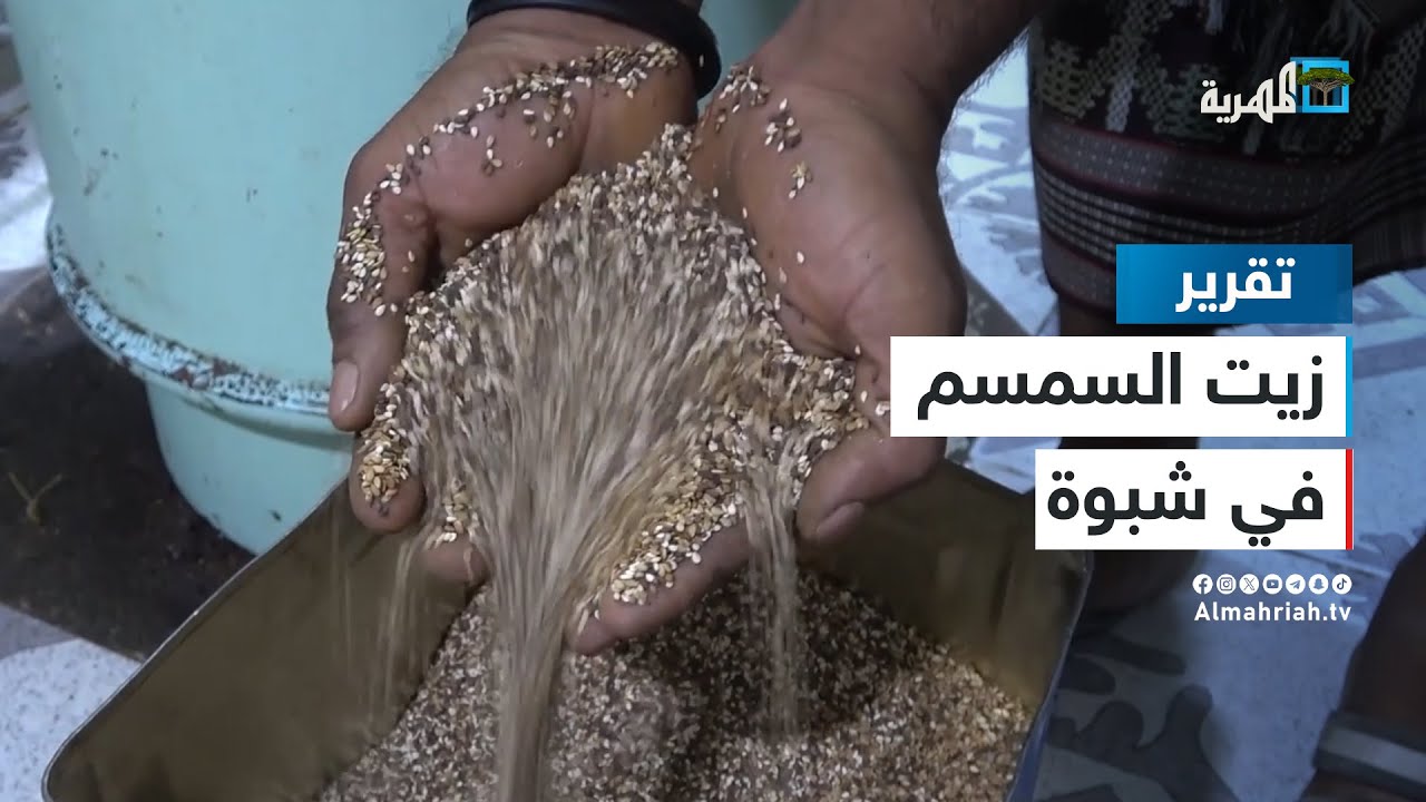 زيت السمسم - منتج شبواني محلي مميز