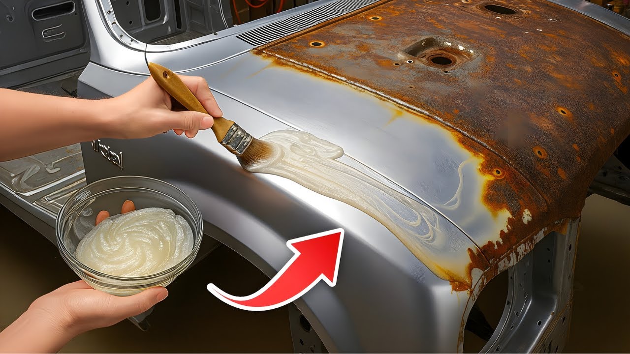 This is the Secret of Car Mechanics! Remove Rust With 2 Ingredients
