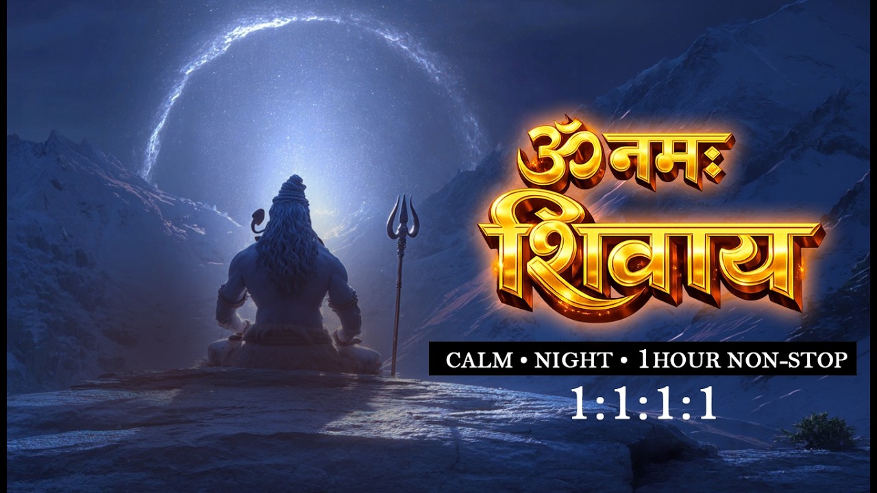 चमत्कारी मंत्र ॐ नमः शिवाय | 1 Hour Night Mantra | सोते समय सुनने वाला चमत्कारी जप