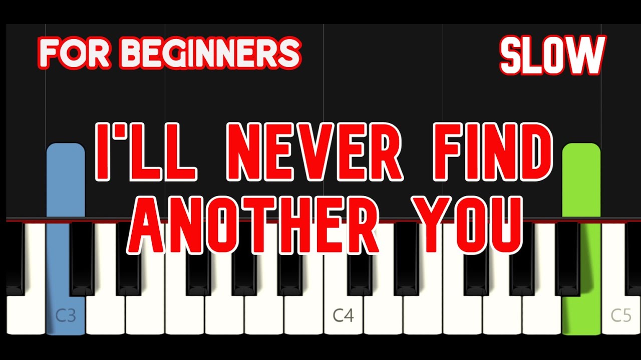 I'LL NEVER FIND ANOTHER YOU [ HD [ - THE SEEKERS | EASY PIANO