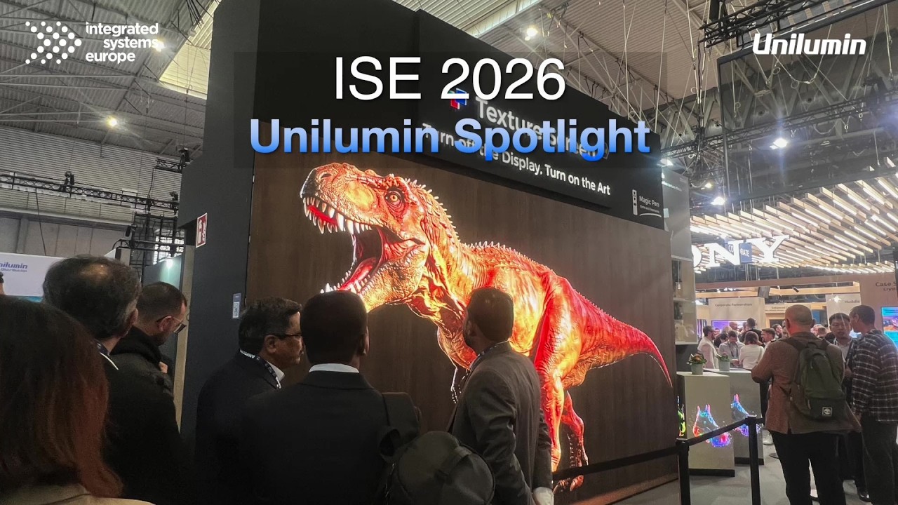 2026 ISE Unilumin Booth Spotlight — U-Natural Textured Screen