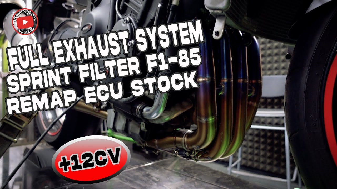 Yamaha R6 Leovince Full Exhaust, Sprint Filter F1 85, Remap Ecu Stock