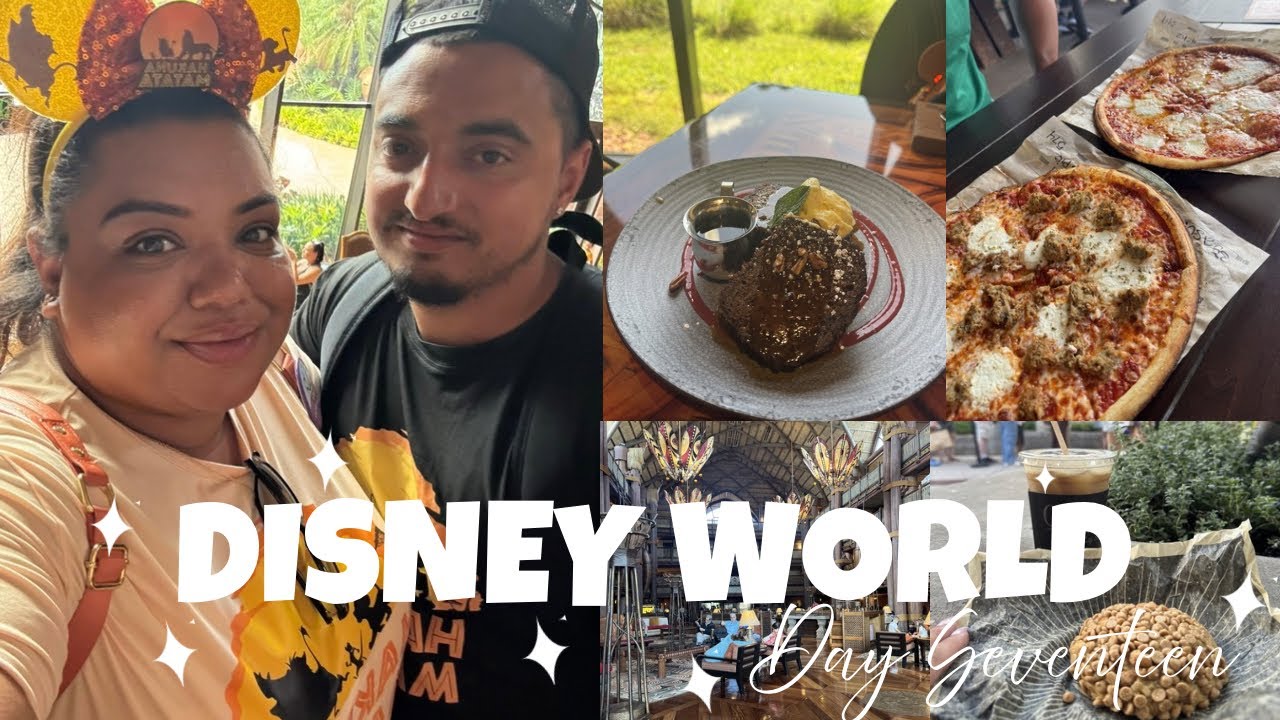 ✨Disney Vlog Day 17 | Breakfast at Sanaa | Dinner at Blaze Pizza | Cookie at Gideon’s 