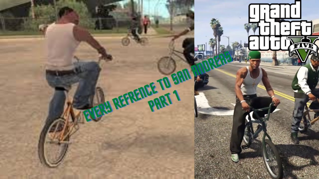 Every GTA SA reference in GTA 5 Pt  1