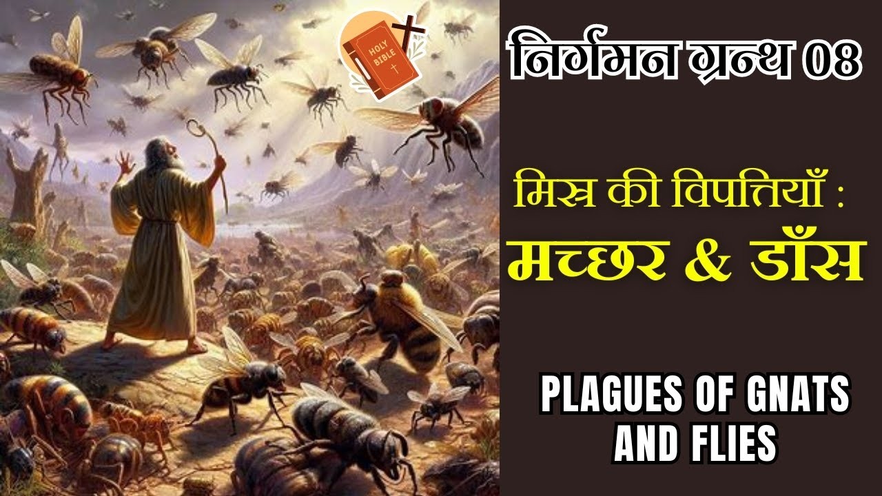 निर्गमन ग्रन्थ 08 || मिस्र की विपत्तियाँ  मच्छर & डाँस || The Plagues of Gnats and Flies || Exodus 8