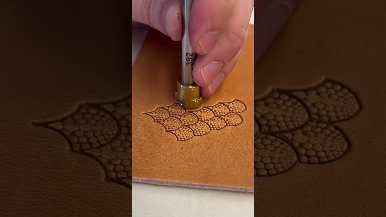 Bubble Scale Sergey Stamp - Leather Tool