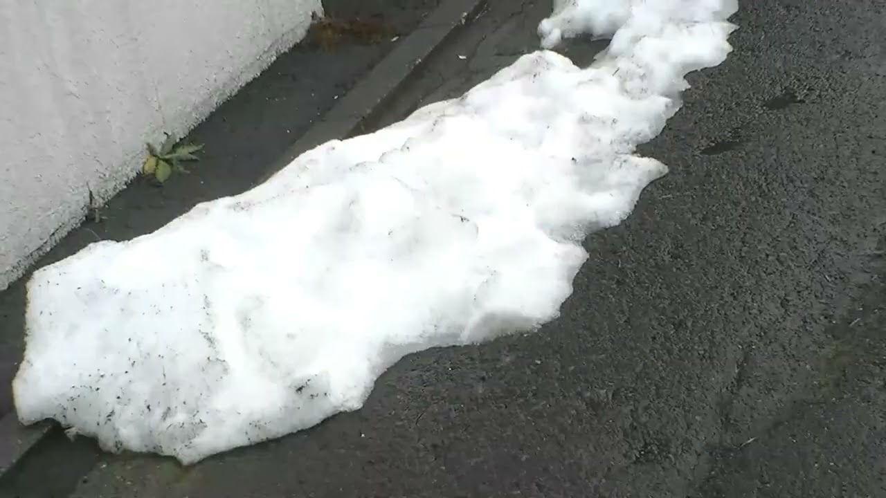 #札幌市白石区 #3月雪解けカウントダウン