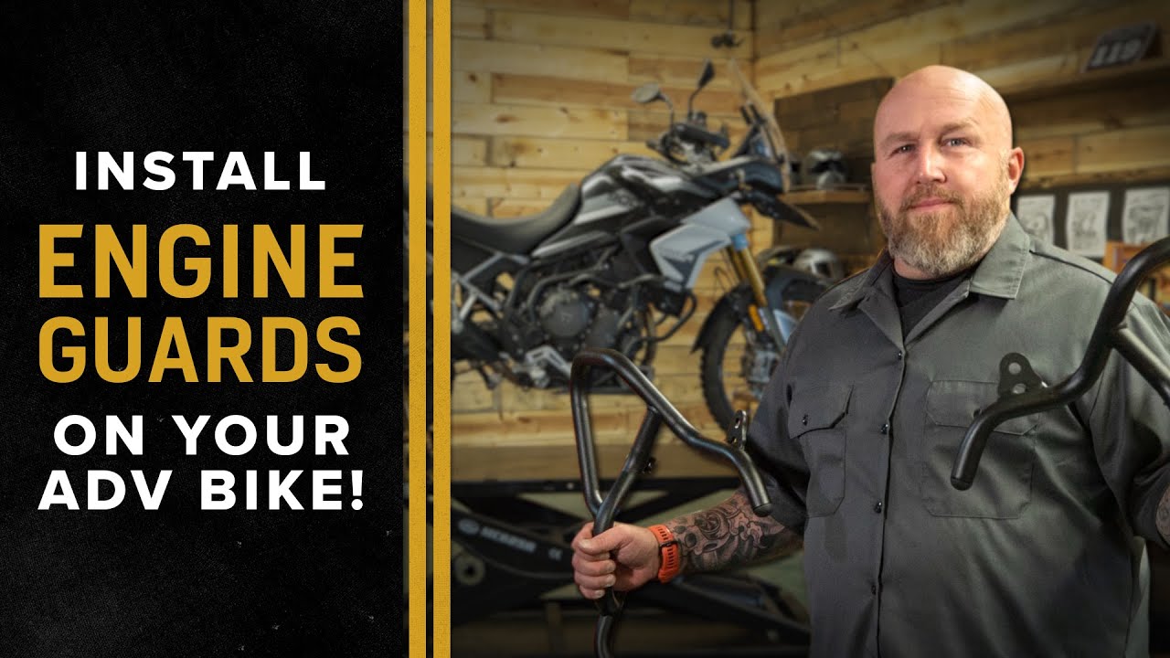 How to Install Engine Guards on an Adventure Bike | On The Lift