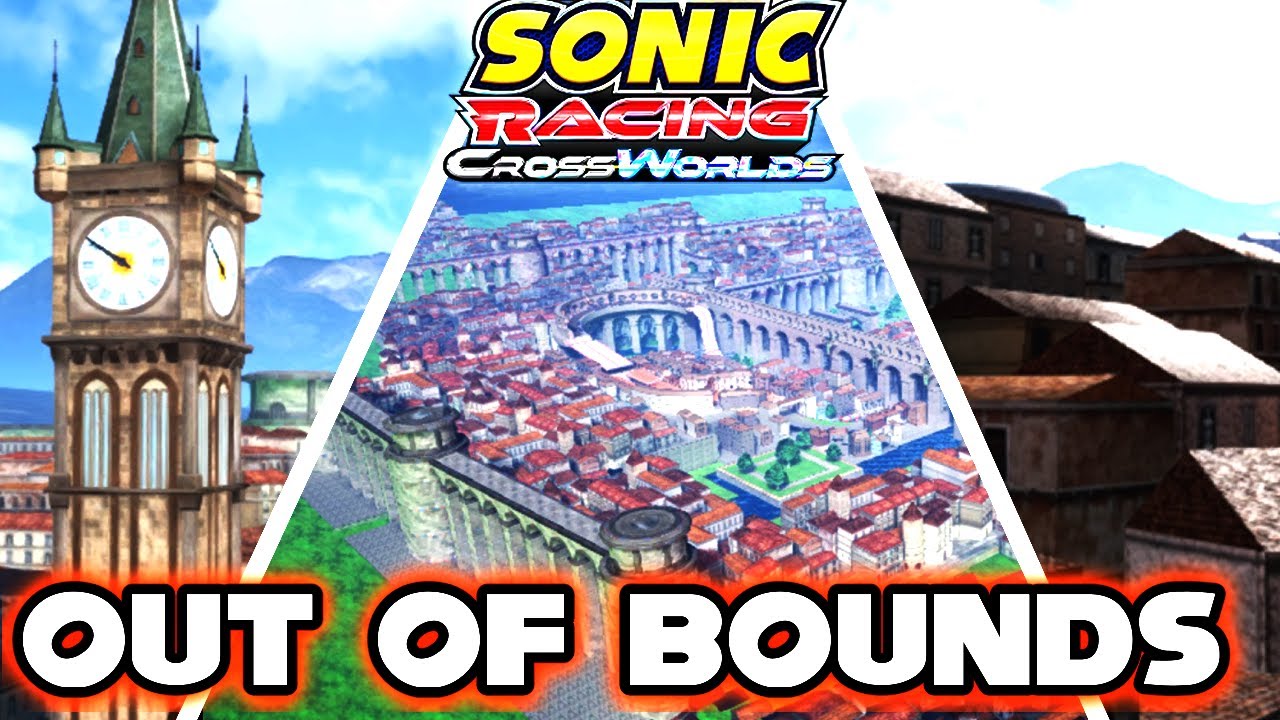 Exploring Market Street OUT OF BOUNDS In Sonic Racing CrossWorlds