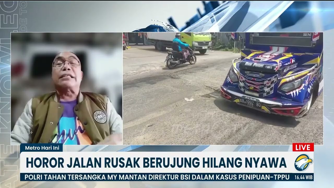 Dialog Azas Tigor Nainggolan tentang 'Jalan Rusak Menelan Korban'