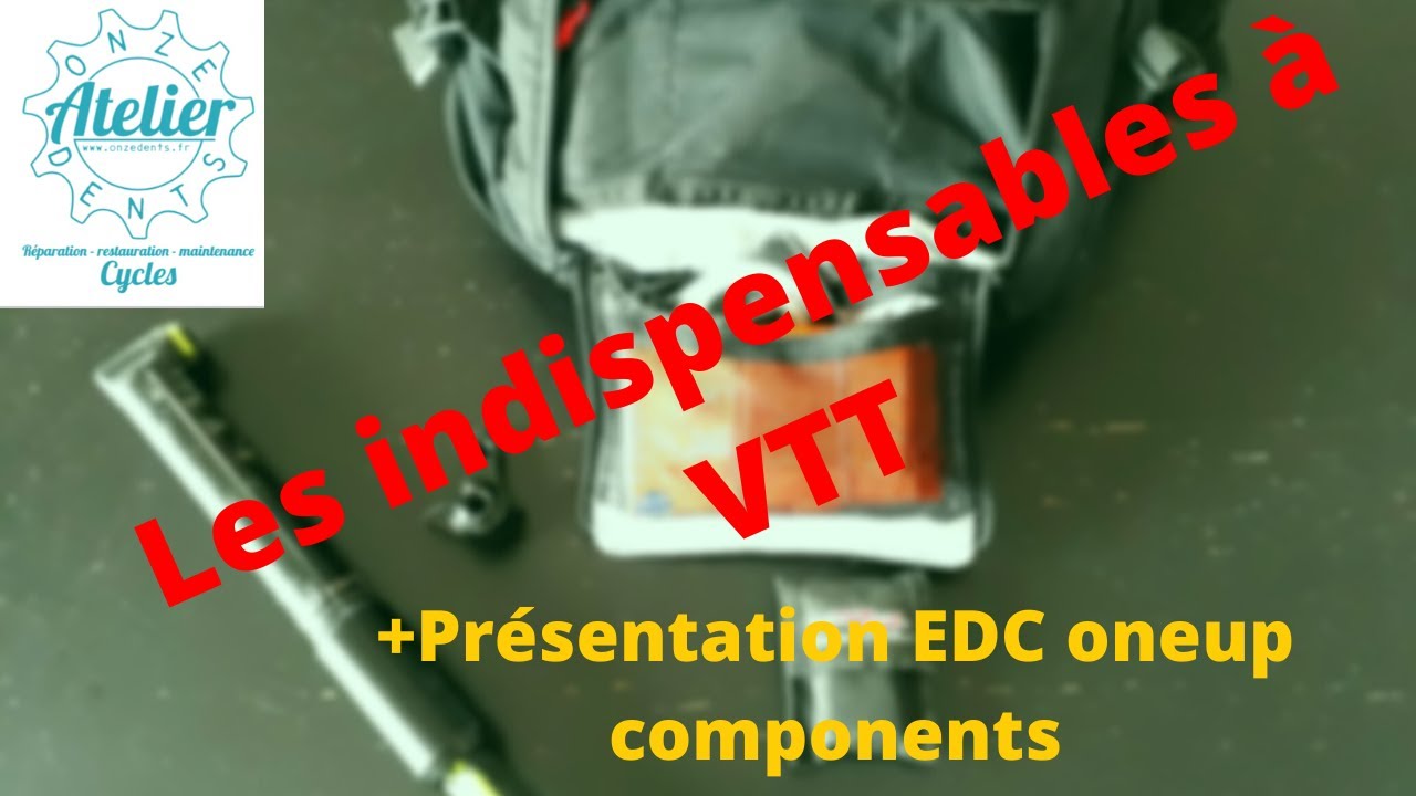 Trucs et astuces VTT, les indispensables!+Présentation pompe/EDC oneup components. Abonne toi!