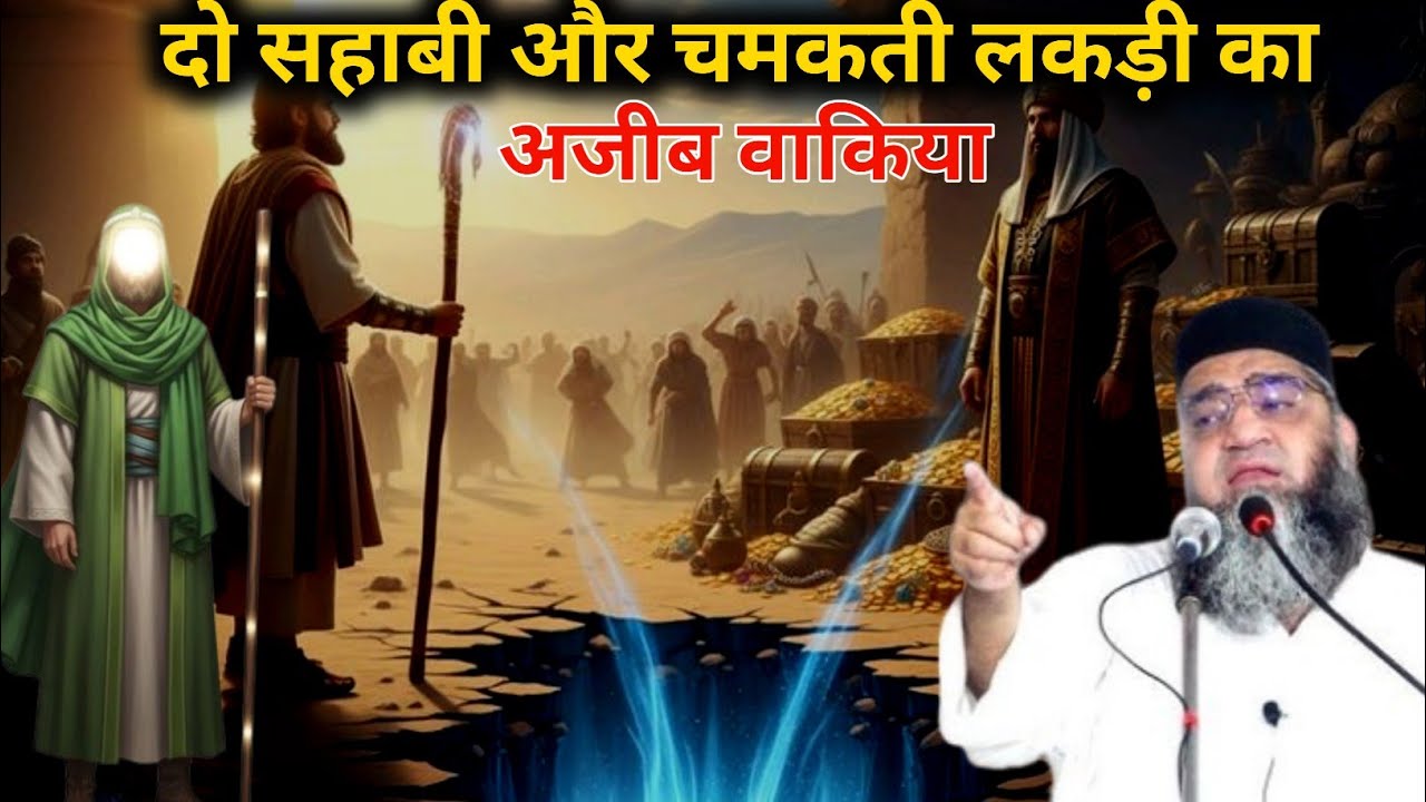 Do sahabi Aur Chamkati Lakadi Ka Ajeeb Waqia Aur Hamare Nabi Ka Kamal